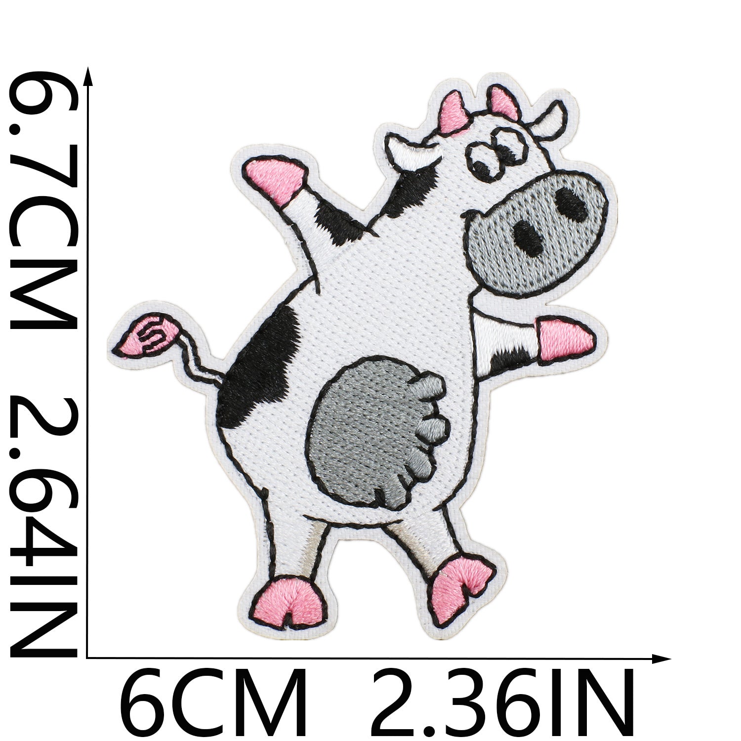 Wholesale Mother Cow Embroidery Cloth Patches